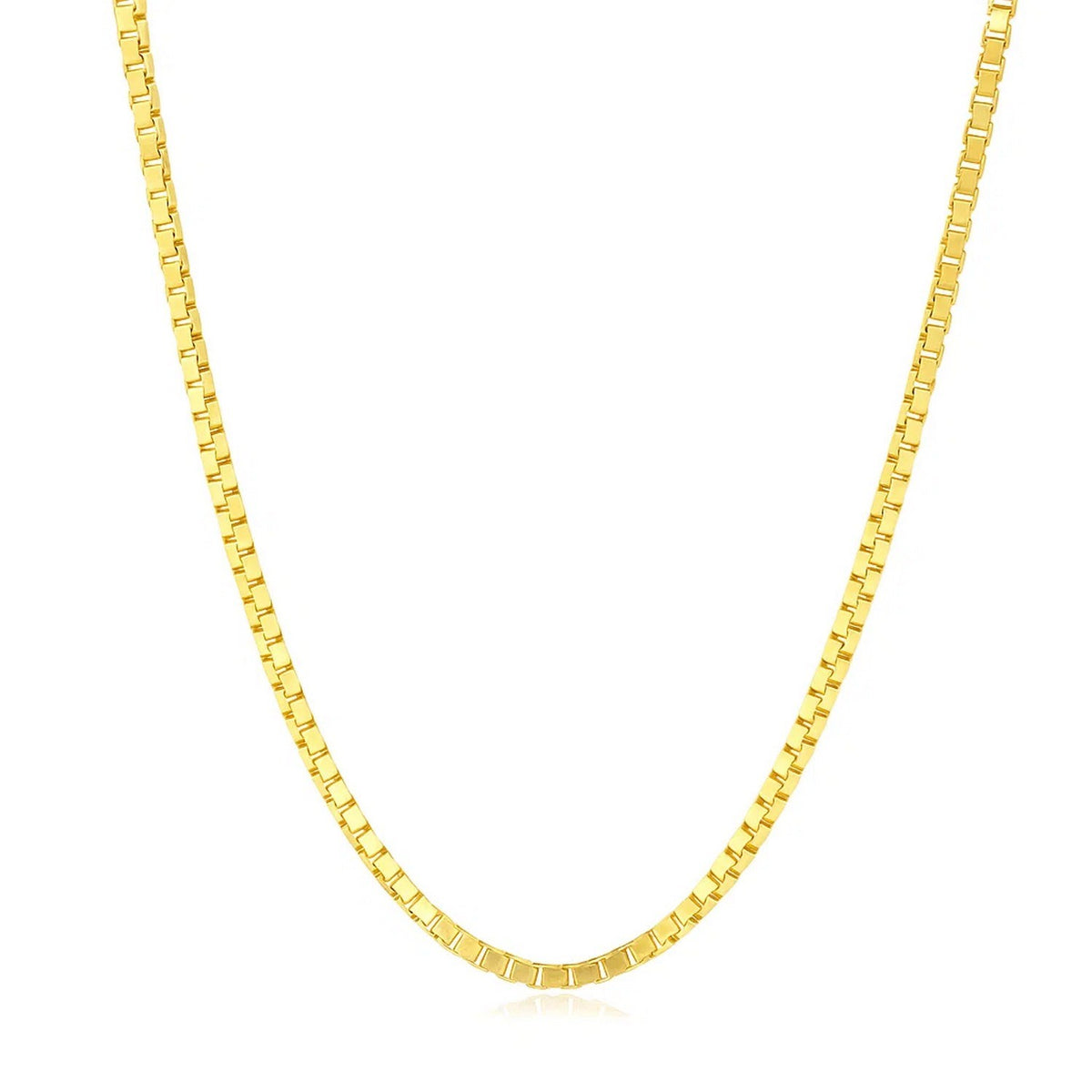 14K Yellow Gold Classic Box Chain (1.7 mm)